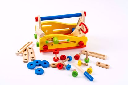Picture of Wooden Educational Fun Nut Tool Set