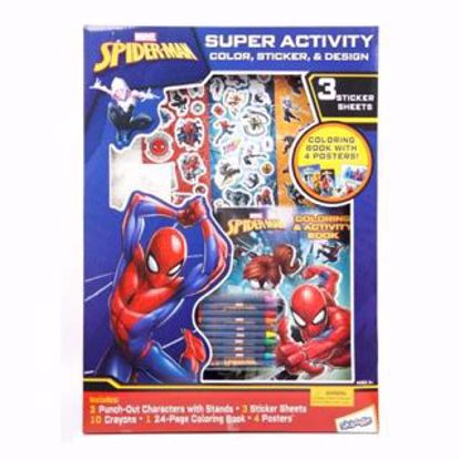 Picture of Spider-Man Super Activity Color,Sticker&Design Set